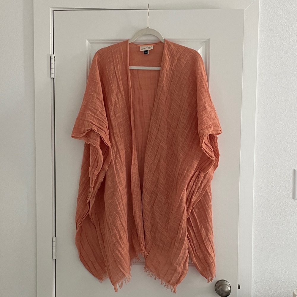 Universal Thread Cotton Cardigan Cover Up Lightweight Open Front